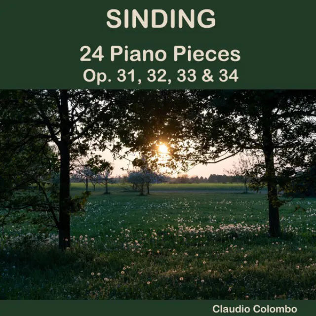 Sinding: 24 Piano Pieces, Op. 31, 32, 33 & 34