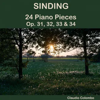 Sinding: 24 Piano Pieces, Op. 31, 32, 33 & 34 by Christian Sinding