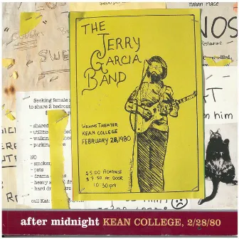 After Midnight: Kean College, 2/28/80 by Jerry Garcia Band