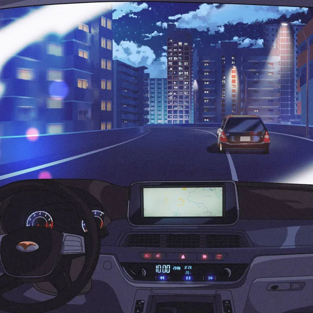 late night drive in tokyo