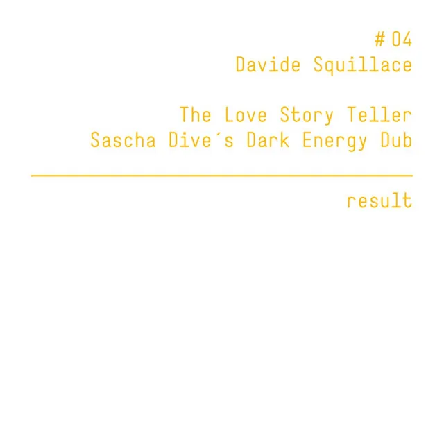 The Love Story Teller - Sascha Dives Dark Energy Dub