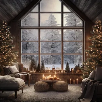 Snowy Christmas in a Cozy Cabin by Christmas Oldies