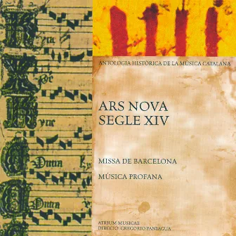 Ars Nova Segle XIV (Antologia Històrica de la Música Catalana) by Gregorio Paniagua