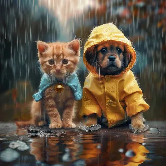 Gatos Calmados En La Lluvia: Relajación Reconfortante Con Truenos by A la deriva muy lejos