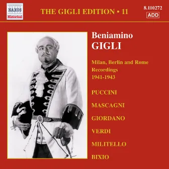 The Gigli Edition, Vol. 11: Milan, Berlin & Rome Recordings by Luigi Ricci