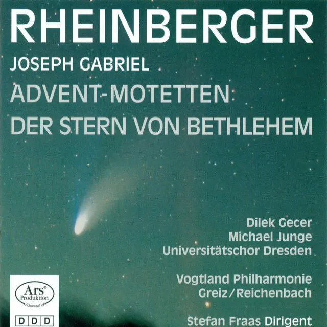 Rheinberger, J.G.: Stern Von Bethlehem (Der) / 9 Advent-Motetten