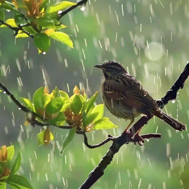 Deep Slumber Rain and Bird Symphony