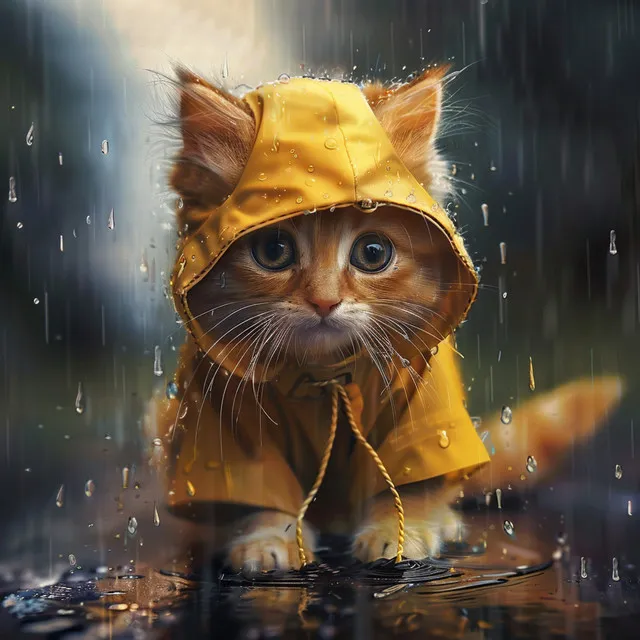 Ronroneo Bajo La Lluvia: Melodías Tranquilas Para Gatos