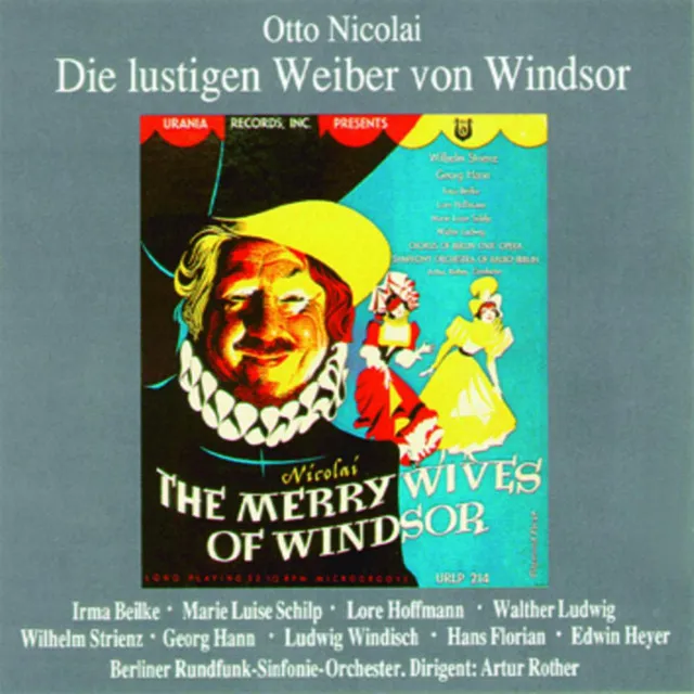 Ihr Elfen, weiss und rot und grau (Die lustigen Weiber von Windsor)