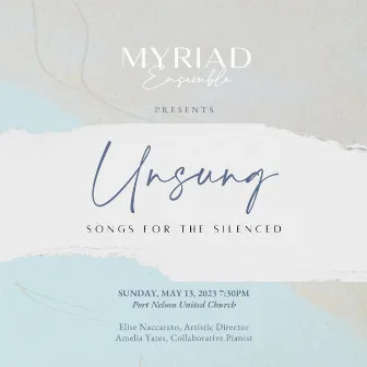 Unsung: Songs for the Silenced by Myriad Ensemble