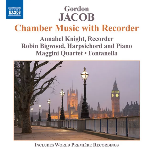 Suite for Alto Recorder and Strings: III. Lament (Version for recorder and string quartet)