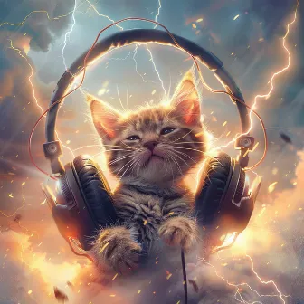 Cats and Thunder: Soothing Melodic Tones by Binaural Beats Brain Waves Isochronic Tones Brain Wave Entertainment