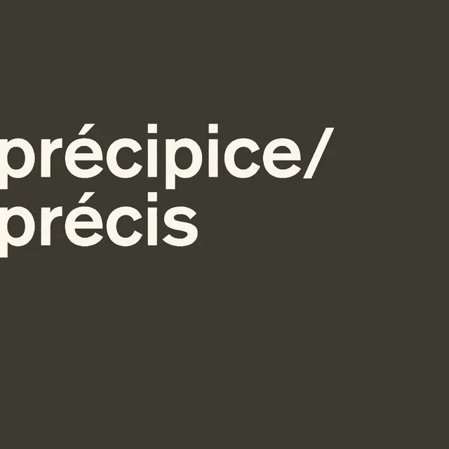 Précipice / Précis