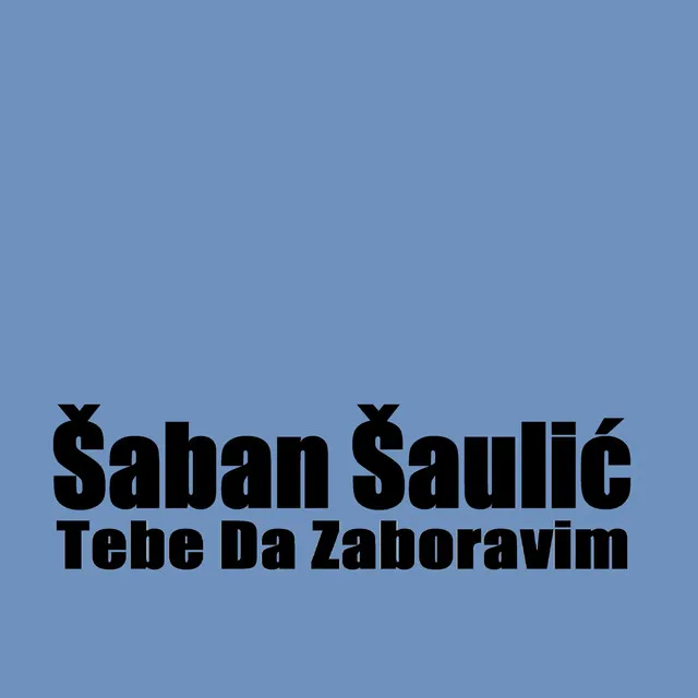 Tebe da zaboravim