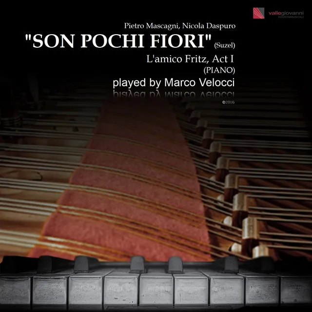 L'amico Fritz: Son pochi fiori - Arr. for Piano Solo