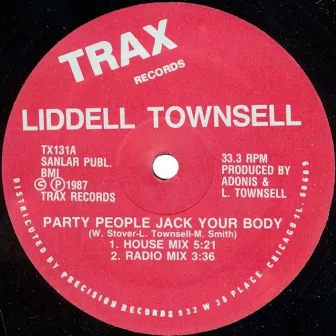 Party People Jack Your Body by Lidell Townsell