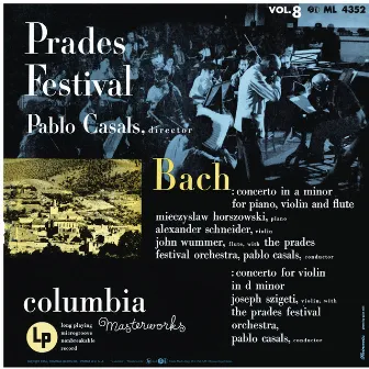 Bach: Concerto for Flute, Violin and Keyboard, BWV 1044, Violin Concerto in D Minor, BWV 1052R & Brandenburg Concerto No. 5, BWV 1050 by The Prades Festival Orchestra