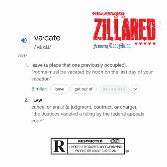 Vacate by Zilla Red