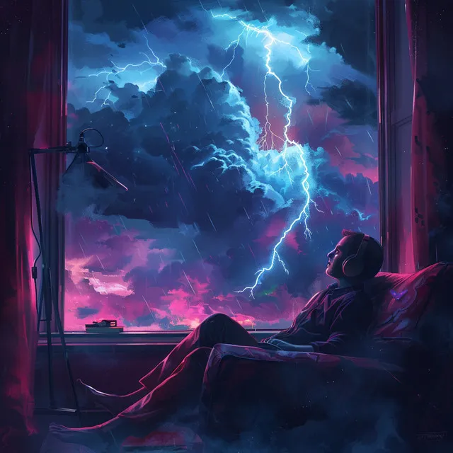 Relaxing Thunder: Binaural Soothing Tunes