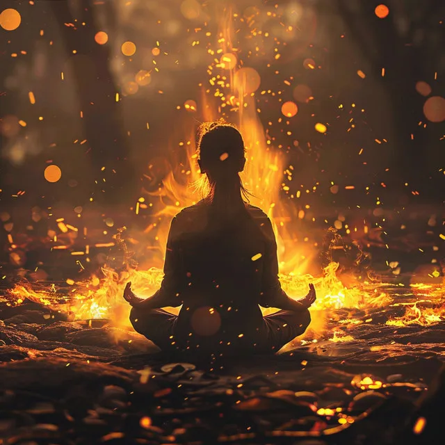 Flame's Mindfulness: Meditation by Fire