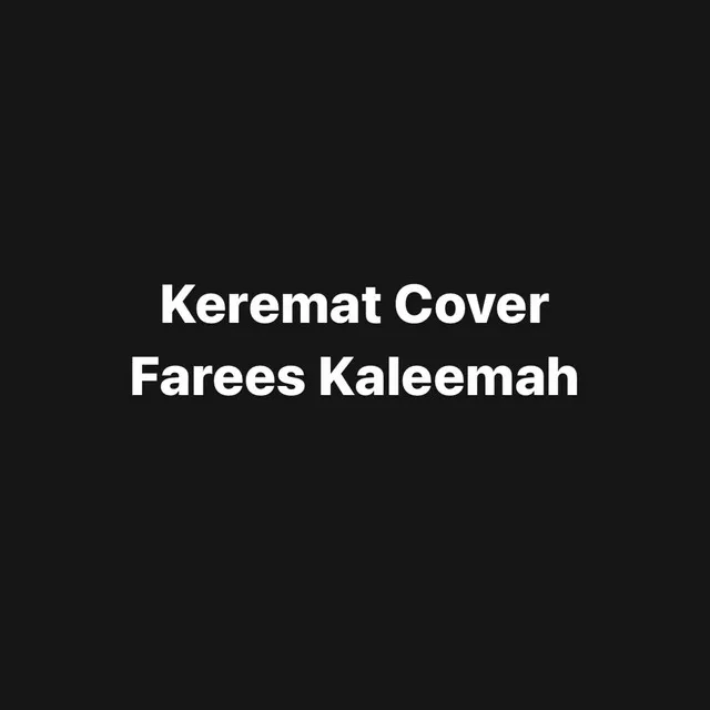 Keramat Cover - Cover