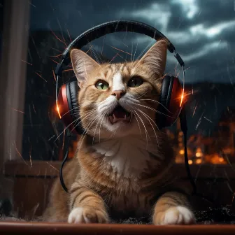 Feline Thunder: Cat Melodies Mellow by Mandalay Hill