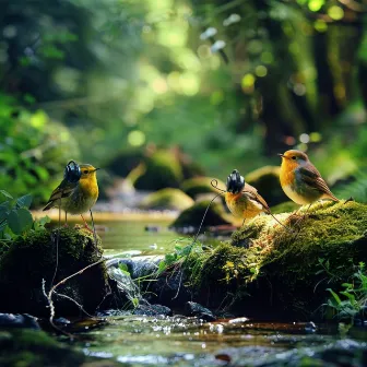 Feathered Streams: Binaural Birds at Creek's Edge - 92 96 Hz by Quiet Mind