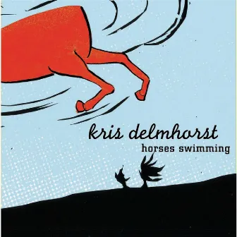 Horses Swimming by Kris Delmhorst