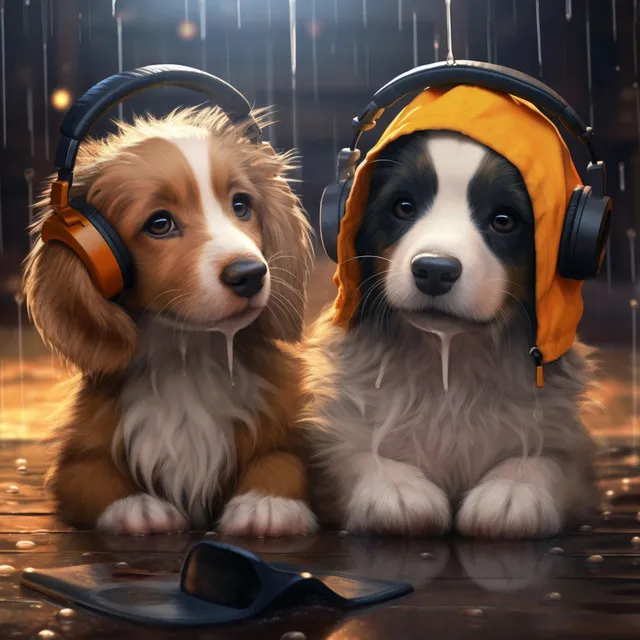 Binaural Rain for Pet Peace