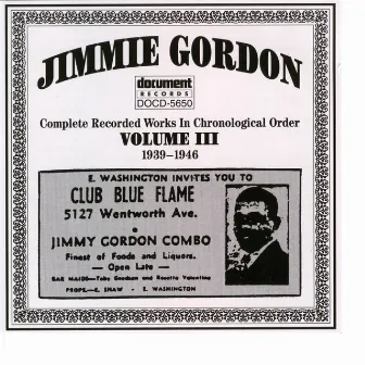 Jimmie Gordon Vol. 3 (1939-1946) by Jimmie Gordon