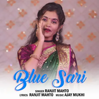 Blue Sari by Ranjit Mahto