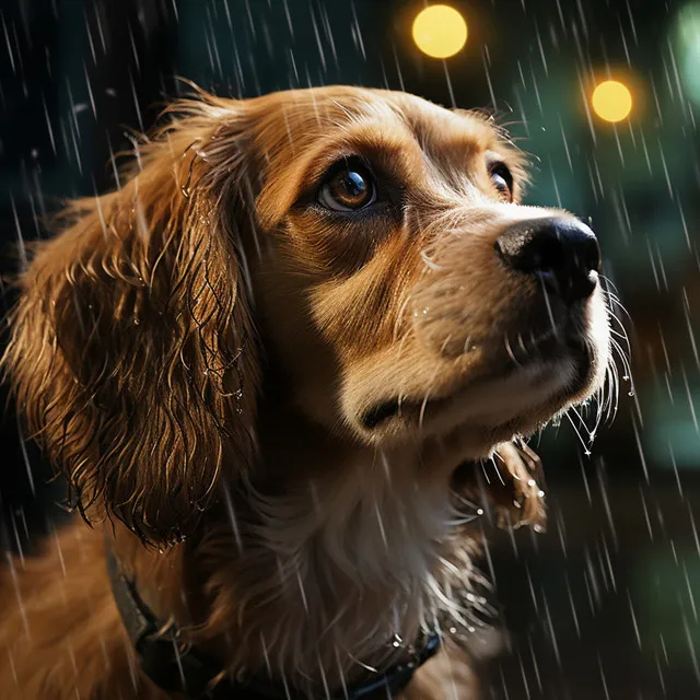 Rainy Tail-Wagging Serenity