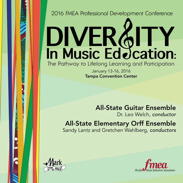 2016 Florida Music Educators Association (FMEA): All-State Guitar Ensemble & All-State Elementary Orff Ensemble [Live]