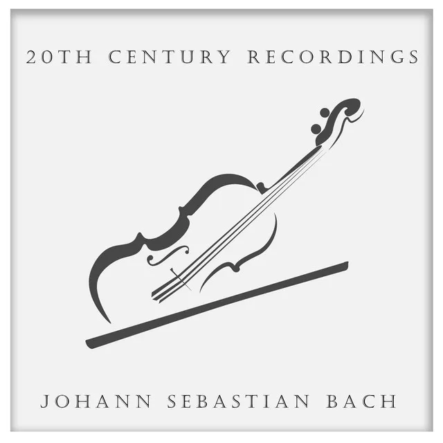 Concerto for 2 Harpsichords, Strings, and Continuo in C minor, BWV 1060 - Reconstructed for oboe & violin by Franz Giegling: 2. Adagio