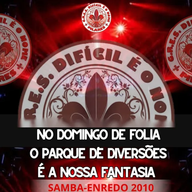 No Domingo de Folia, O Parque de Diversões é A Nossa Fantasia