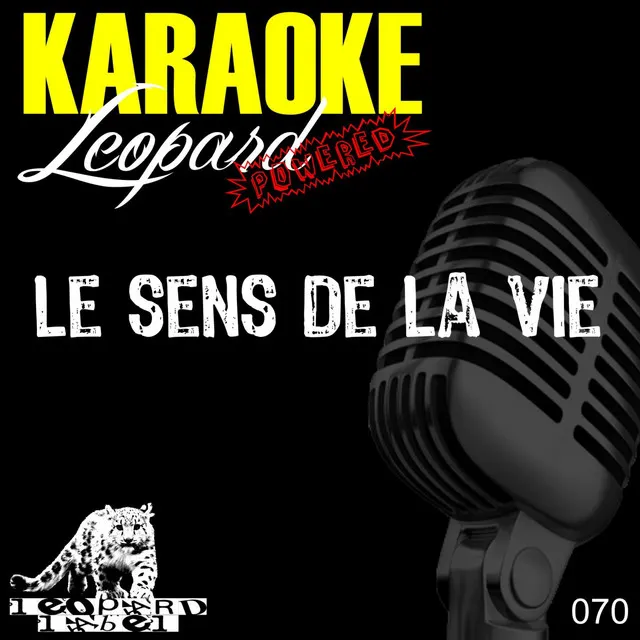 Le sens de la vie - Karaoke Version Originally Performed By Tal