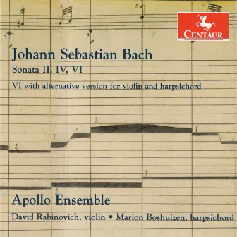 J.S. Bach: Sonatas for Violin & Harpsichord by David Rabinovich