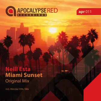 Miami Sunset by Neill Esta