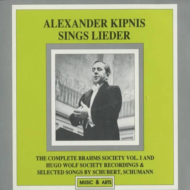 Alexander Kipnis Sings Lieder (1927-1936)