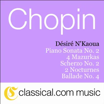 Fryderyk Franciszek Chopin, Scherzo No. 2 In B Flat Minor, Op. 31 by Désiré N'Kaoua