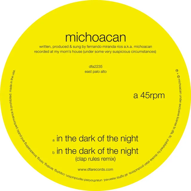 In the Dark of the Night - Clap Rules Remix