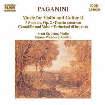 Paganini: Music for Violin and Guitar, Vol. 2 by Niccolò Paganini