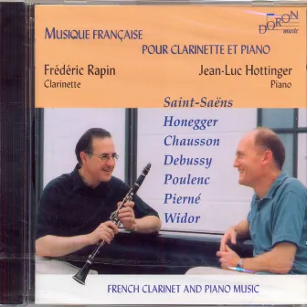 Musique Française pour clarinette et piano by Frédéric Rapin