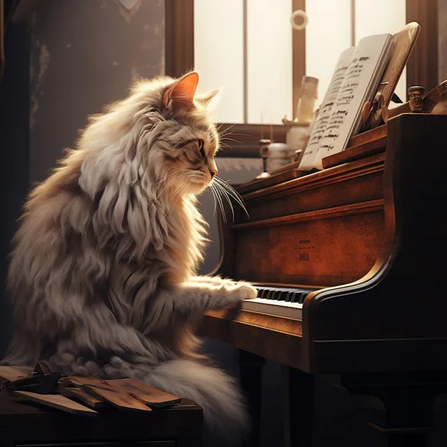 Oasis Nutritivo Para Gatos: Resonancia Ronroneante De Piano Etéreo