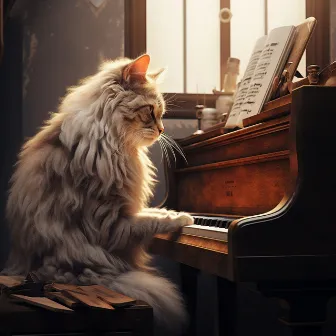 Oasis Nutritivo Para Gatos: Resonancia Ronroneante De Piano Etéreo by Música clásica para piano