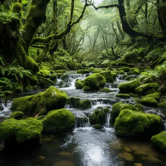 Meditaciones En Cascada: Un Sonido Tranquilo Y Relajante Para Una Armonía Consciente by niño frío