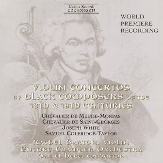 Meude-Monpas / Saint-Georges / White / Coleridge-Taylor: Violin Concertos by Black Composers by Unknown Artist