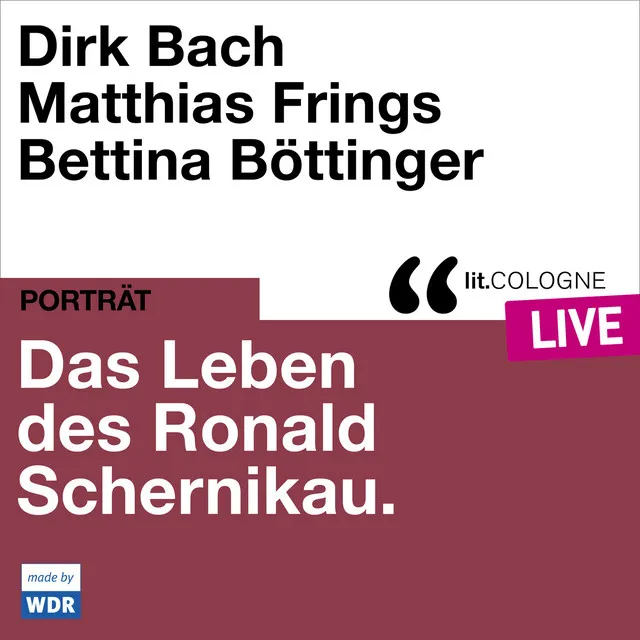 Teil 10 - Das Leben des Ronald Schernikau - lit.COLOGNE live