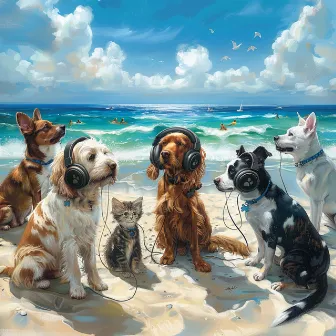 Soothing Waves: Pets Ocean Harmony by Lovemotives