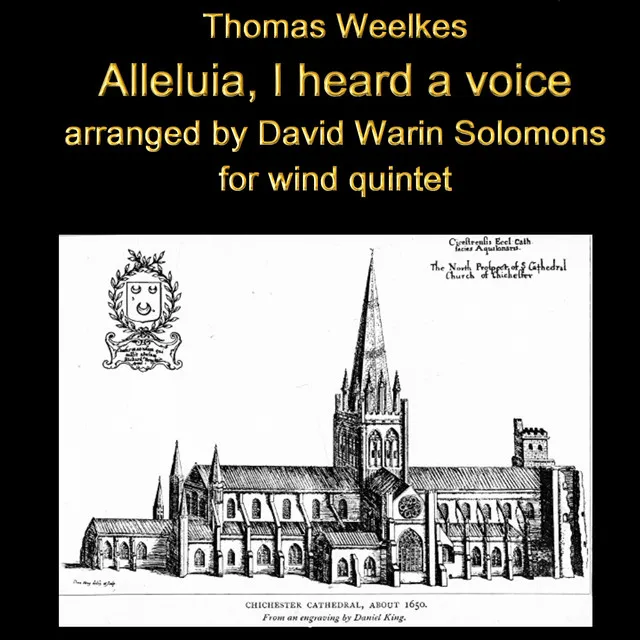 Alleluia I heard a voice arranged for wind quintet